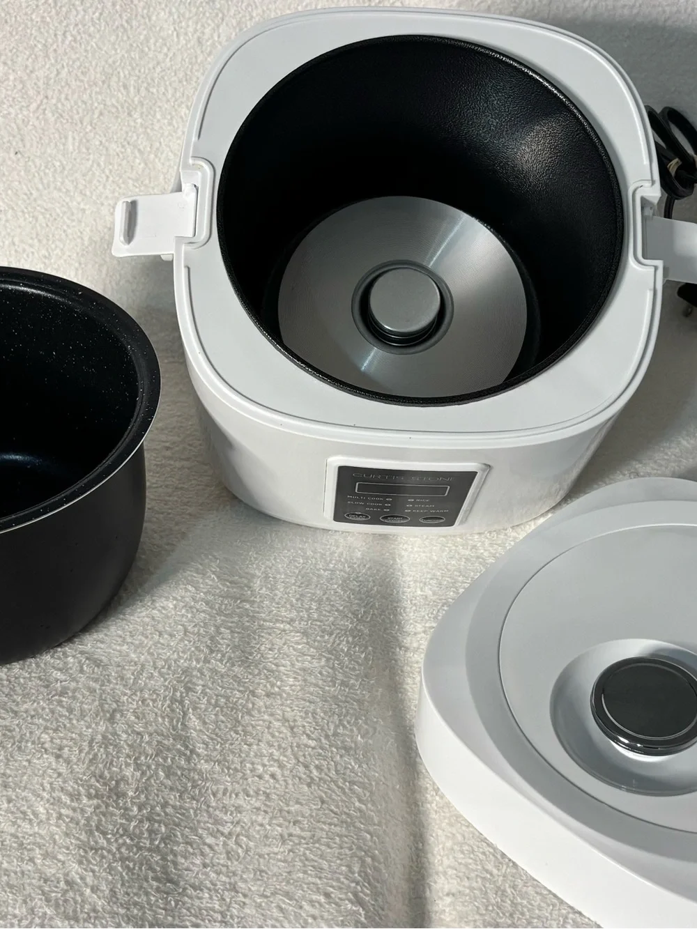 White Multi-Function Rice and Slow Cooker